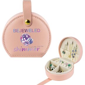 Jewelry Organizer, Jewelry Case for Fans, Music Lovers Gifts-Portable Jewelry Case for Ring, Necklace, Bracelet, Earrings Organizer Storage Holder Boxes, Gifts for Women and Girls