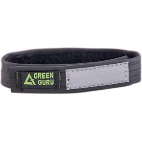 Green Guru Gear Narrow Bike Pant Leg Upcycled Made in USA Ankle Strap , Black