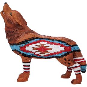Pacific Giftware The Wolf Spirit Collection Totem Wolf Collectible Figurine Howling Wolf 6.25L