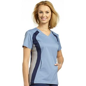 White Cross Women's 'Allure' Color Mixer Trios V-Neck Scrub Top