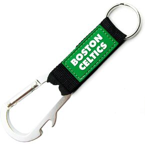 Pro Specialties Group Boston Celtics Carabiner Wordmark Green