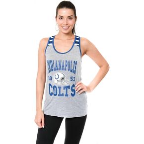 Ultra Game NFL Womens Jersey Mesh Striped Racerback Tank Top