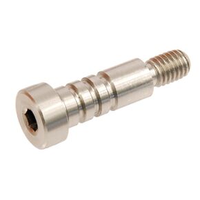 18-8 Stainless Steel Headed Spring Anchor, Hex Socket Drive, 5/16"-18 Thread Size, 0.418" Shoulder Diameter, 1-1/2" Shoulder Length, 3 Grooves, for 27/64" Spring Diameter (Pack of 1)