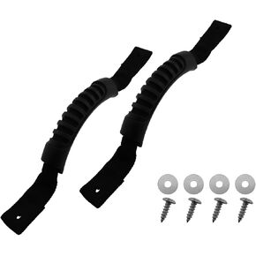 2PCS 26x2.5cm Kayak Punchbowl Drop Handle Black Luggage Handle Kayak Boat Carry Handle Replacement Kit for Suitcase Kayak Luggage