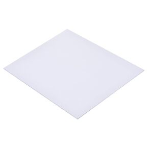 MECCANIXITY White ABS Plastic Sheet 10x8x0.04inch for Building Model, DIY Crafts, Panel, Pack of 2