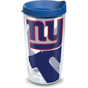 Tervis Made in USA Double Walled NFL New York Giants Insulated Tumbler Cup Keeps Drinks Cold & Hot, 24oz, Genuine
