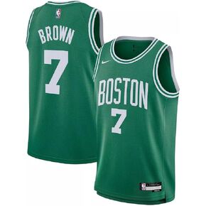 Nike- Jaylen Brown- Boston Celtics Youth Swingman Jersey - Icon Edition - Kelly Green - Youth Medium (10-12)