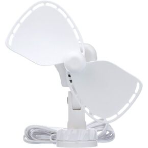 SEEKR Ultimate™ Fan from by Caframo. Grill-free, whisper-quiet 24V fan with shock-absorbing FingerSafe™ blades, 2-speeds, direct wire connection. Made in Canada