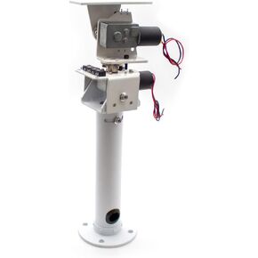 DIY DC Dual Axis Pan Tilt Solar Tracking and Monitoring Robot Heavy Load High Torque All Metal X Axis Y Axis Worm Gear Motor