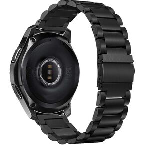 Compatible with Garmin Instinct 2S Band Replacement Classic Durable Solid Link Accessory Buckle Metal Strap Wrist Band for Instinct 2S 2022 GPS Smartwatch Metal Stainless Steel Watch Bands