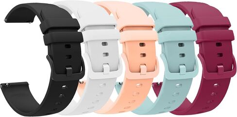 Compatible for Garmin Venu 3S Band, Lamshaw 18mm Quick Release New Soft Silicone Sport Replacement Straps Compatible with Garmin Venu 3S 41mm / Venu 2S / Forerunner 265S / Forerunner 255S / 255S Music / Rey / Vivomove 3S / Captain Marvel Smartwatch in Saudi Arabia