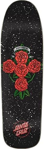 SANTA CRUZ Dressen Rose Cross Shaped 9.31in x 32.36in Skateboard Decks in Saudi Arabia