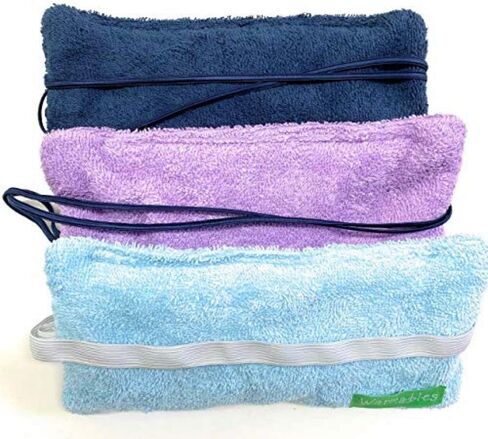 Cherry Seed Eye Pillow - Heated Hot Compress for Dry Irritated Eyes, Relaxation. Moist with No Water Needed, Secure Elastic Strap, for Home, Work, Travel in Saudi Arabia