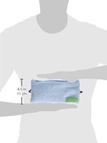 Cherry Seed Eye Pillow - Heated Hot Compress for Dry Irritated Eyes, Relaxation. Moist with No Water Needed, Secure Elastic Strap, for Home, Work, Travel in Saudi Arabia