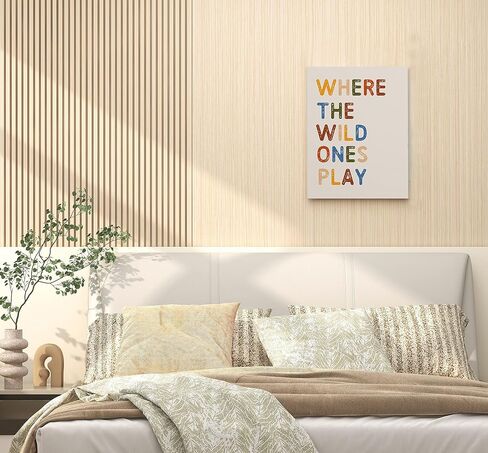 WODMIS Play Room Wall Decor,Kids Where The Wild Ones Play Framed Canvas Wall Art Decor 11×14,Play Sign,Colorful Play Room Art Painting Artwork Wall Playroom Nursery Toddler Kids Room Decoration Prints Decor (cream-coloured, 11x14) in Saudi Arabia