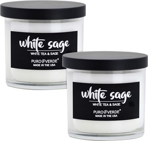 Sea Salt Highly Scented, Candles for Home Scented, Aromatherapy Jar Candle for Relaxing, LongLasting Burn, Candle Gifts for Women, Beach Ocean Like Scents, Made in USA 6 Oz. in Saudi Arabia