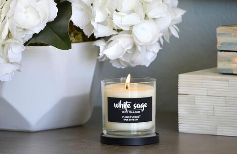 Sea Salt Highly Scented, Candles for Home Scented, Aromatherapy Jar Candle for Relaxing, LongLasting Burn, Candle Gifts for Women, Beach Ocean Like Scents, Made in USA 6 Oz. in Saudi Arabia