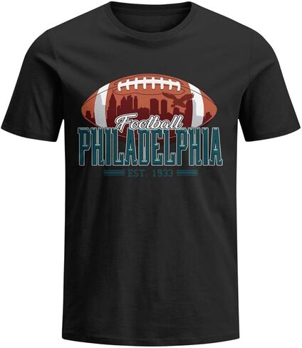 ملابس تي شيرت بأكمام قصيرة لكرة القدم، هدايا المدينة للرجال والنساء، ملابس المشجعين Gameday، تي شيرت Team City Pride Tailgating. in Kuwait