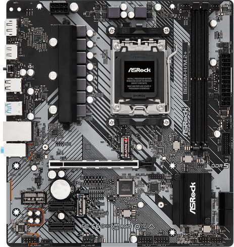 B650 Steel Legend WiFi AMD Socket AM5 Ryzen™ 8000 and 7000 Series Processors 4 SATA3, 1 Blazing M.2 (PCIe Gen5x4), 2 Hyper M.2 (PCIe Gen4x4) in Saudi Arabia