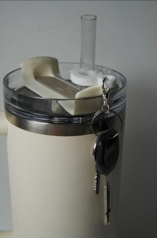 Stanley Cup Accessories 6pcs Silicone Ring with Clasp for Water Bottle 40/30 oz Tumbler Straw Keychain Charm Holder in Saudi Arabia
