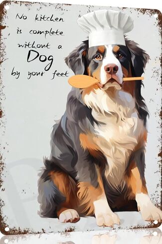 طباعة فنية للمطبخ من Golden Retriever، علامة قصدير إبداعية، علامة معدنية مبتكرة مضحكة، ديكور جدار عتيق للمنزل، باب الحديقة، البار، المطعم، المقهى، المكتب، المتجر، البار، علامة النادي، هدية 12x8 بوصة (484) in Saudi Arabia