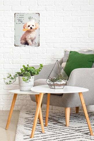 طباعة فنية للمطبخ من Golden Retriever، علامة قصدير إبداعية، علامة معدنية مبتكرة مضحكة، ديكور جدار عتيق للمنزل، باب الحديقة، البار، المطعم، المقهى، المكتب، المتجر، البار، علامة النادي، هدية 12x8 بوصة (484) in Saudi Arabia