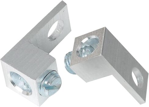 4 قطعة محطات العروة الميكانيكية الألومنيوم العروات الميكانيكية 6AWG TA 6S 1B6U التوصيل السريع الألومنيوم محطة كتلة الأنف المعدني الفضة الألومنيوم العروات الميكانيكية in Kuwait