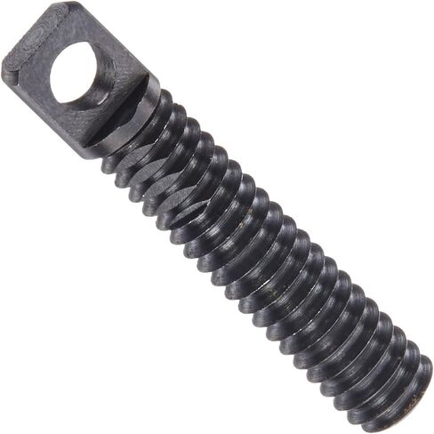 Black Oxide Steel Spring Anchor, 8-32 Thread Size, 7/8" Length, 0.100" Hole Size (Pack of 1) in Saudi Arabia