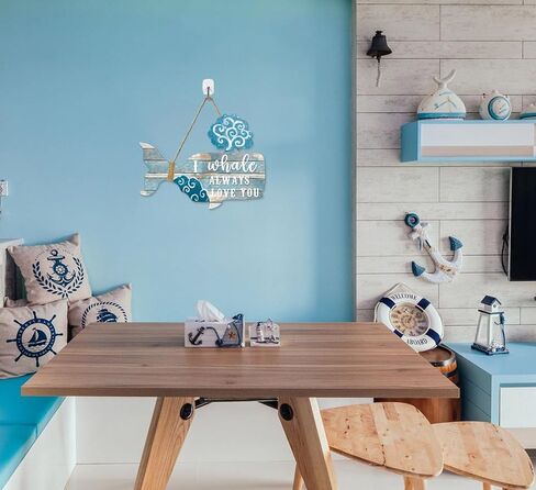 OLMIXA Watercolor Hot Air Balloon Wooden Hanging Sign (10.3x12.2inch), Adventure Awaits Hanger Sign, Minimalist Outdoor Sign for Nursery Bedroom Toddler Room Playroom Front Door Decor in Saudi Arabia