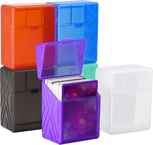 صندوق بطاقات MTG مكون من 6 قطع من RISOU متوافق مع بطاقة Magic The Gathering وبطاقة TCG وبطاقة OCG ولعبة بطاقات ذات حجم قياسي. صندوق يحتوي على أكثر من 150 بطاقة (بدون بطاقات)، ملون in Kuwait