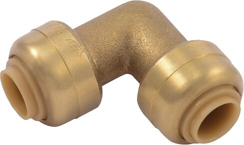 SharkBite 1 Inch 90 Degree Elbow, Push to Connect Brass Plumbing Fitting, PEX Pipe, Copper, CPVC, PE-RT, HDPE, U260LFA in Saudi Arabia