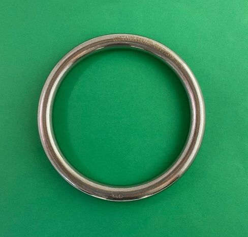 US Stainless Stainless Steel 316 Round Ring Welded 1/2" x 4" (12mm x 100mm ID) Marine Grade in Saudi Arabia