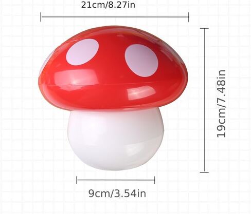 Mini Trash Can Mushroom Trash Can Mushroom Waste Bin Desktop Garbage Bin Cute Waste Basket with Lid for Home OfficeKitchen Trash Can in Saudi Arabia