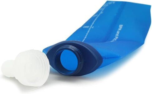 2pcs 326ml Soft Flasks Collapsible Water Bottles TPU Folding Flask Sports Water Bottle for Hydration Pack - Ideal for Running Hiking Cycling Climbing in Saudi Arabia