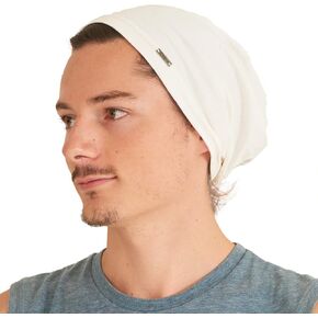 CHARM Mens Light Weight Summer Beanie - Womens Slouchy Beanie Knit Cotton Chemo Hat