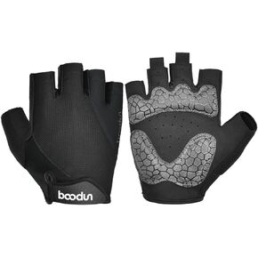 VNFOX Men & Women Cycling Gloves, Half Finger Breathable Road Bike Bicycle Riding Gloves with Anti-Slip Shock-Absorbing Pad for Bike,Mountain Motorcycle, Outdoor Sports