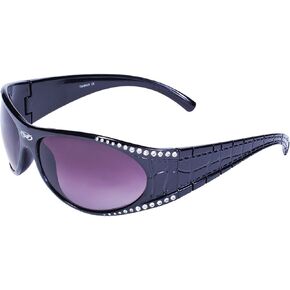 Global Vision Marilyn-1 Women's Motorcycle Sunglasses W/ 50 Crystal Bling Rhinestones Eyewear