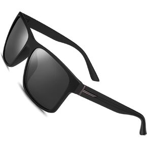 Hxnvzf Polarized Sunglasses for Men Women Driving Fishing Mens Sunglasses Rectangular Vintage Sun Glasses