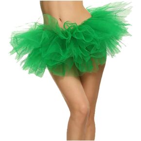 Jemiwa Adult 5 Layered Tutu Tulle Skirt Classic Tutu Skirts for Women Teens Ballet Dance Dress Ultra Fluffy