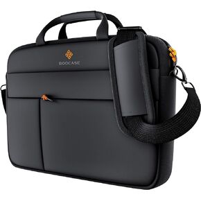 rooCASE Normandie Laptop Shoulder Bag - Carrying Case Messenger Bag with Strap Fits 15.6 inch Laptop and Tablet