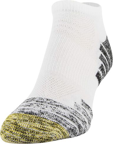 GOLDTOE Women's Eco Sport No Show Socks, 6-Pairs, White/Grey, Medium in Saudi Arabia