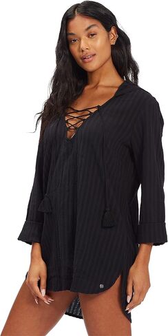 Billabong Women’s Aloha Lace Up Tunic Swim Cover-up in Saudi Arabia