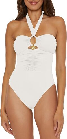 Soluna Swim Women's Standard Shell Wee Multi-Way Maillot One Piece Swimsuit, Bathing Suits in Kuwait