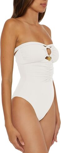 Soluna Swim Women's Standard Shell Wee Multi-Way Maillot One Piece Swimsuit, Bathing Suits in Kuwait