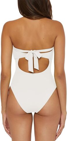 Soluna Swim Women's Standard Shell Wee Multi-Way Maillot One Piece Swimsuit, Bathing Suits in Kuwait