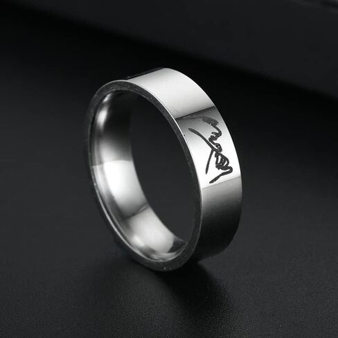 Matching Rings for Couples Promise Ring Couples Rings for Him and Her Set Trendy Jewelry Gifts 2025 in Kuwait