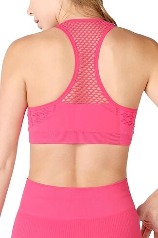 حمالة صدر نسائية من NIKIBIKI بدون خياطة بظهر متسابق، مصنوعة في الولايات المتحدة الأمريكية، مقاس واحد in Kuwait