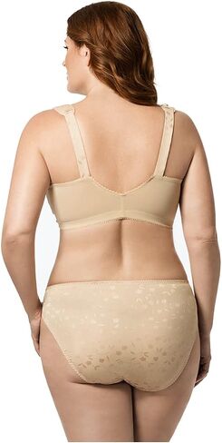 Elila Women's Plus Size Jacquard Front-Close Wireless Bra in Kuwait