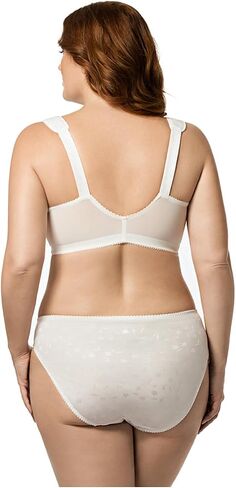 Elila Women's Plus Size Jacquard Front-Close Wireless Bra in Kuwait