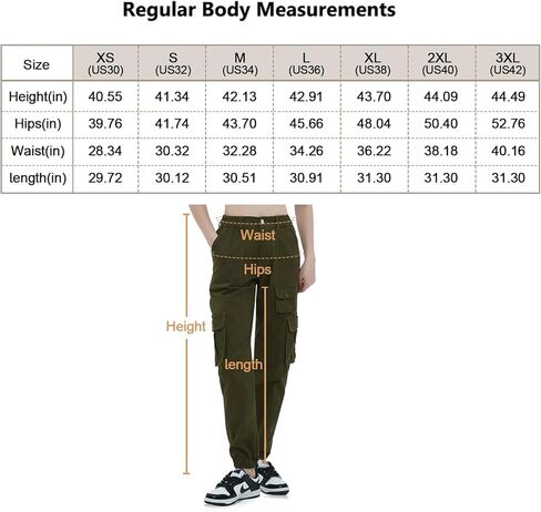 سراويل الركض النسائية عالية الخصر مع 7 جيوب للعمل في الهواء الطلق Y2K قطن Sweatpants مرونة الخصر التكتيكية in Kuwait